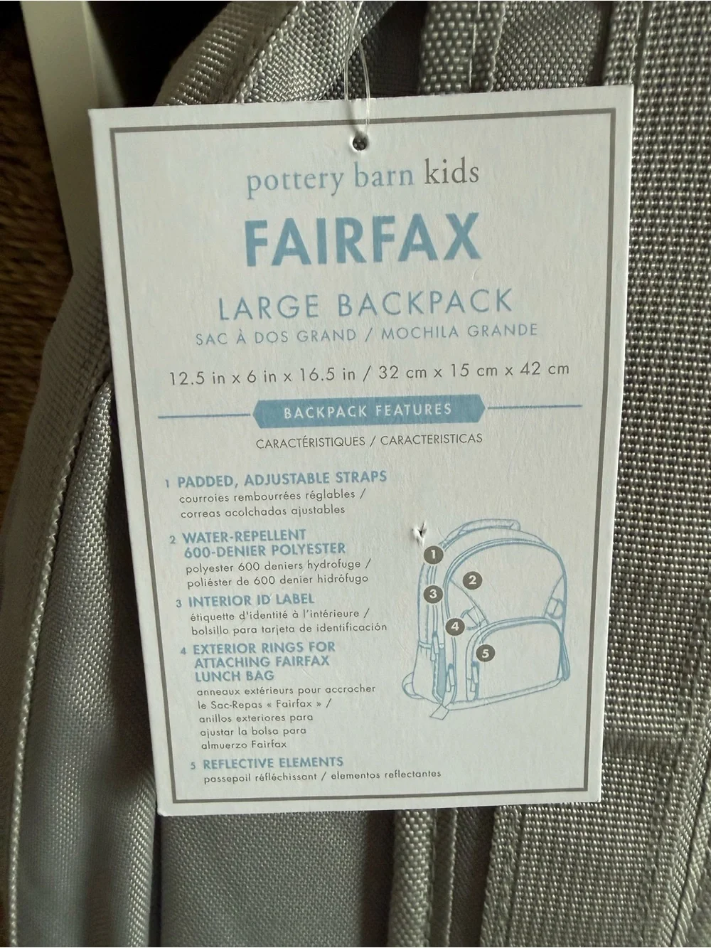 Pottery Barn Kids Backpack (Large)